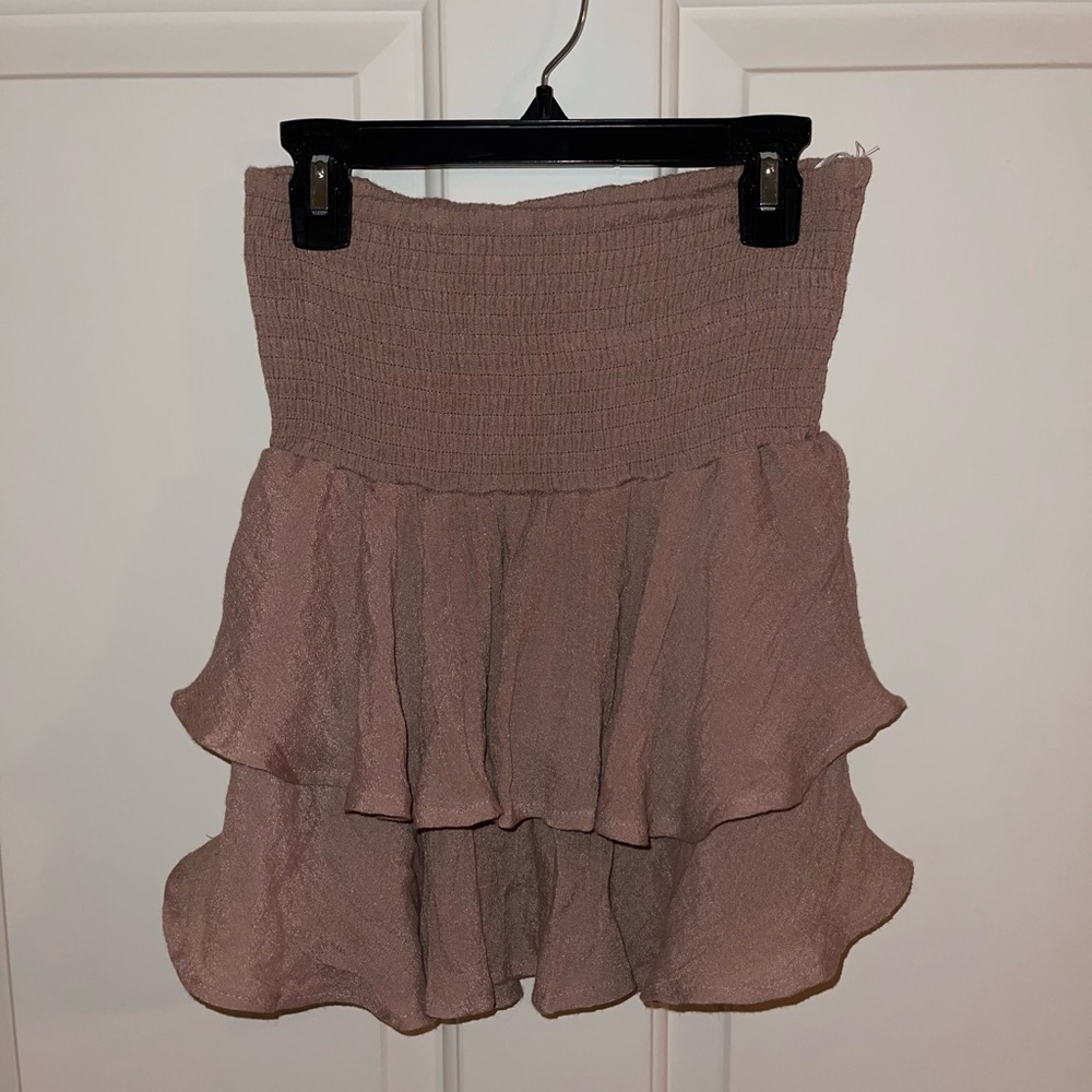 Shein ruffle mini skirt